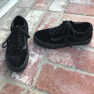 Black Velvet Vans