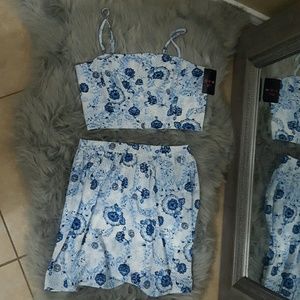 Floral two piece set