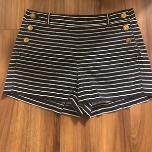 JCrew Factory striped shorts