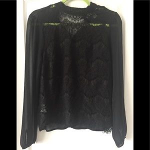 Forever 21 Floral Lace Blouse