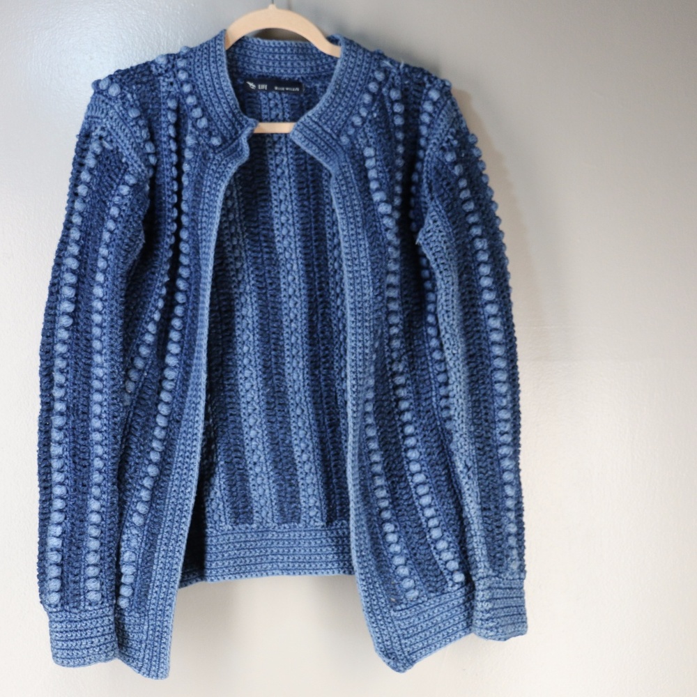 Blue Willi's Chunky Knit Cardigan -Made in Denmark