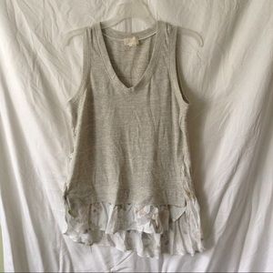 Anthropologie Tops - ANTHROPOLOGIE light grey sleeveless blouse Anthropologie Tops - ANTHROPOLOGIE light grey sleeveless blouse