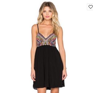 PilyQ  Black Michelle Dress in Inca Size XS/S