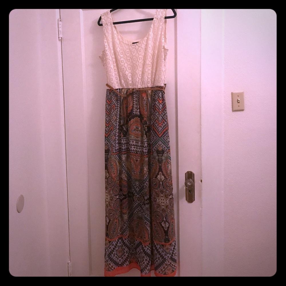 Patterned beach dress