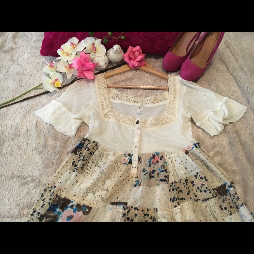 Quilted Patchwork Tunic ✨Freepeople✨