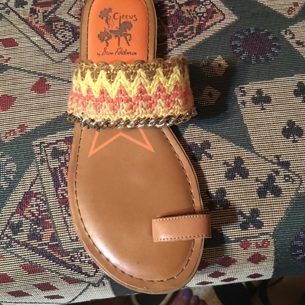 Circus by Sam Edelman canvas, metal and leather .