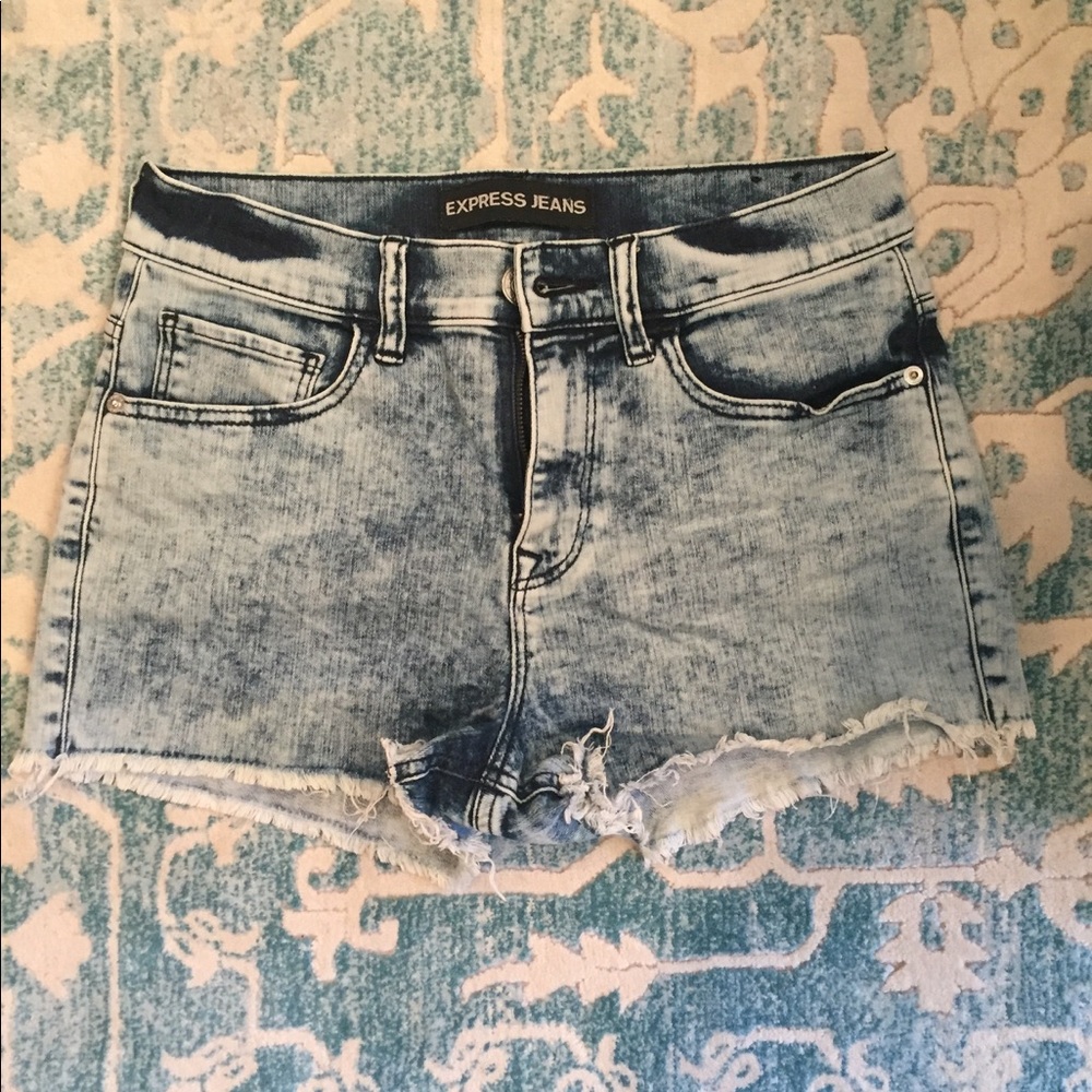 Express high waist shorts