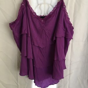 Lane Bryant purple camisole