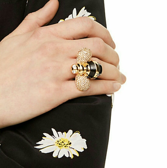 Kate spade queen bee ring size 6 NWT - Picture 1 of 3