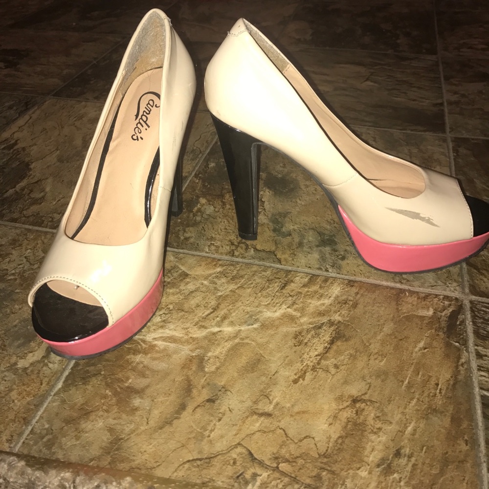 Candies peep toe heel