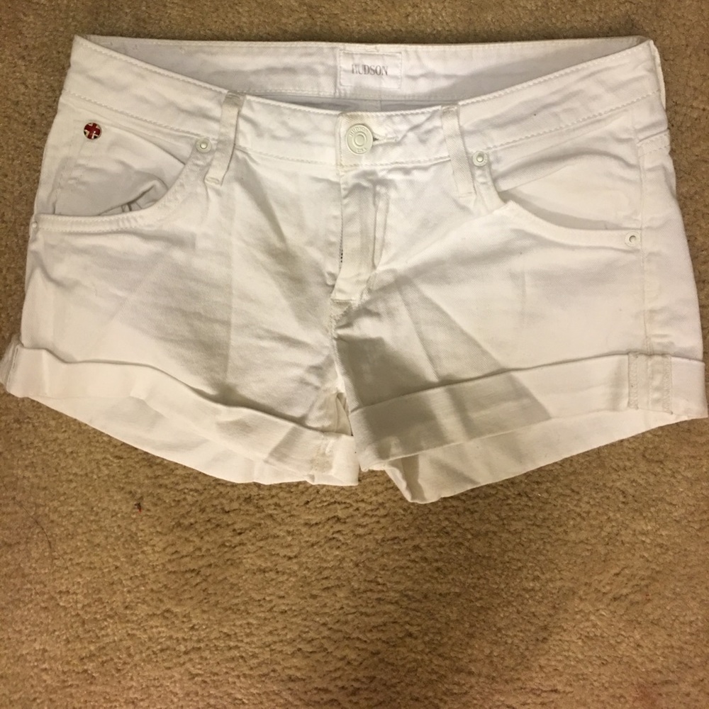White Hudson Shorts
