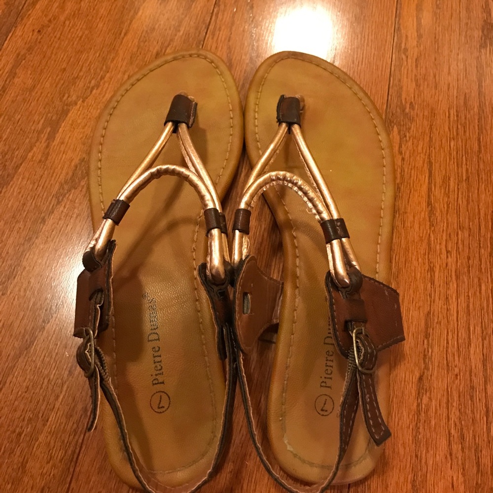 Metallic Sandals