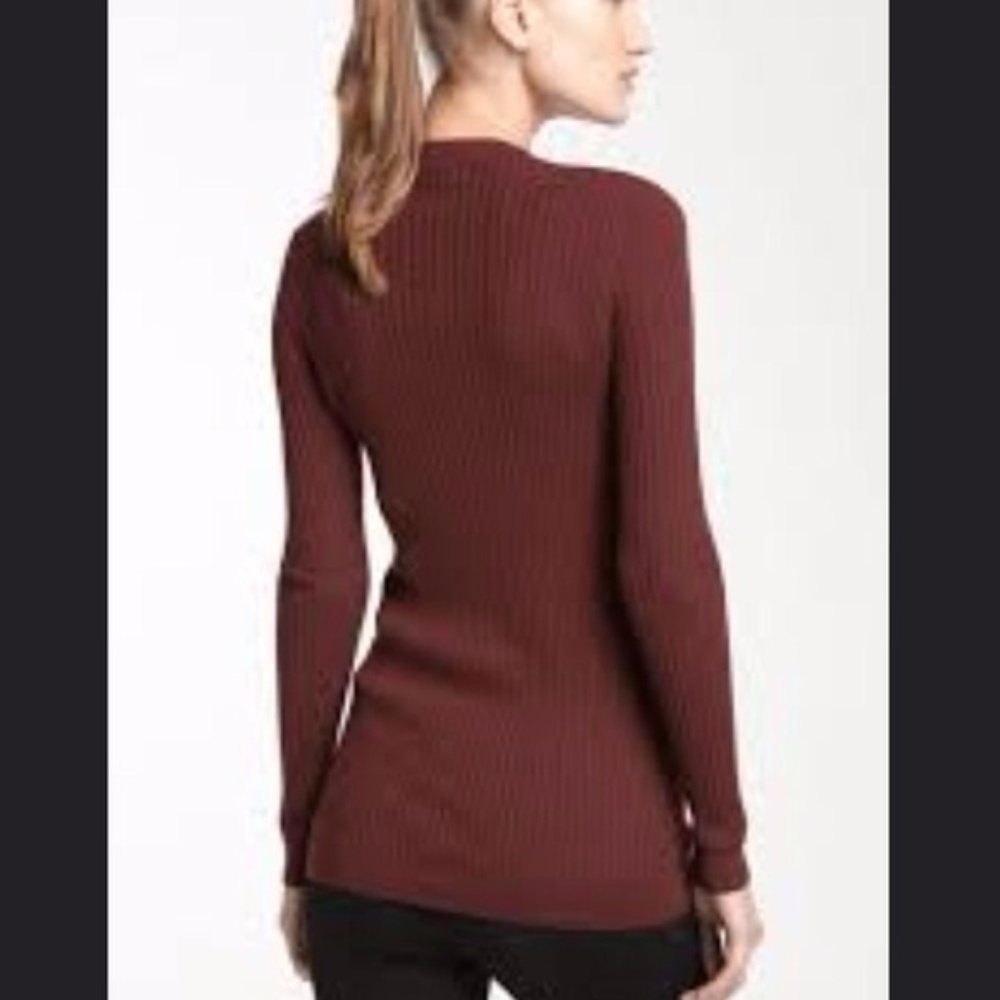 NWT Vince ribbed crew neck fitted sweater Medium