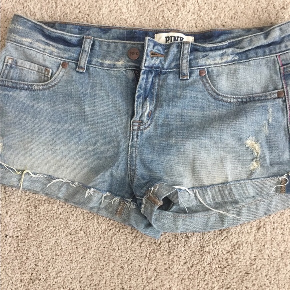 VS PINK Denim Shorts - Picture 1 of 3