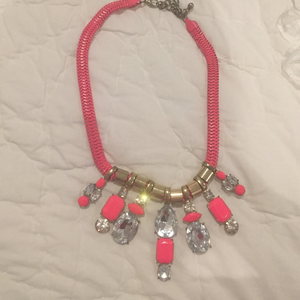 Hot pink necklace