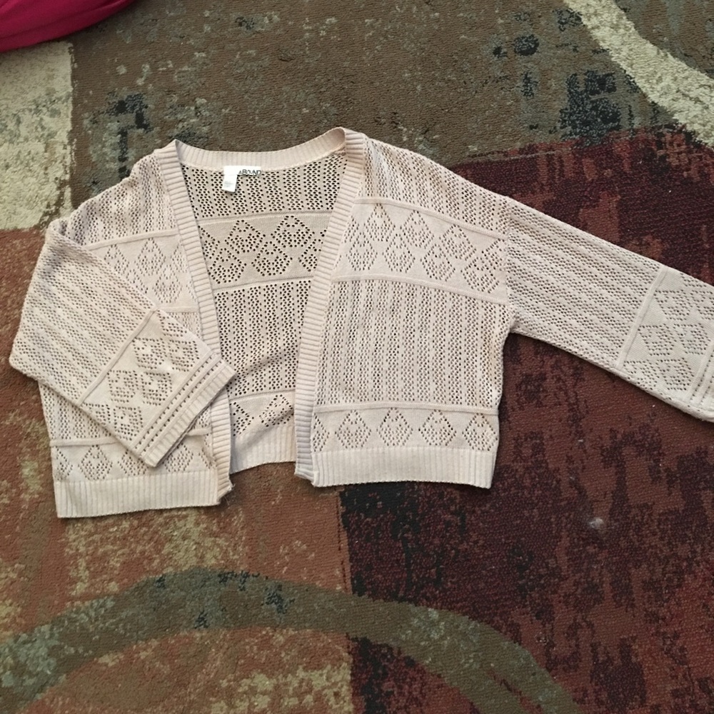 Light pink cardigan