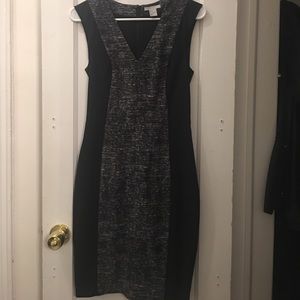 H&M Black & Grey formfitting dress