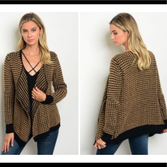 🆕 Warm and Cozy Khaki Cardigan - Picture 2 of 4