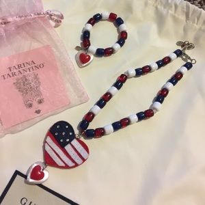Tarina Tarantino Red white & blue set #USA