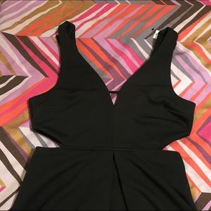 Black Express cutout skater dress -size 6