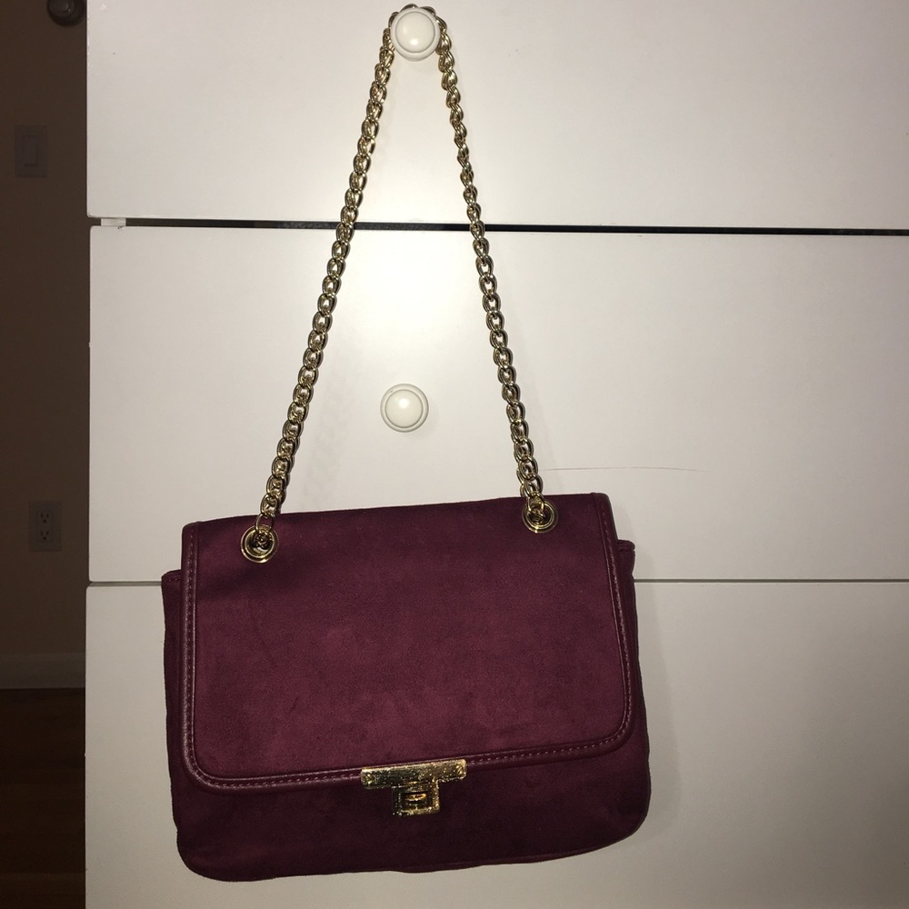Express Velvet shoulder bag