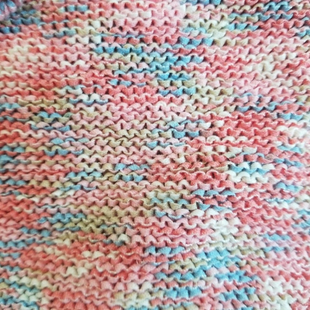 🚫SOLD🚫Liz Claiborne Crochet Sweater Rainbow S - Picture 4 of 4