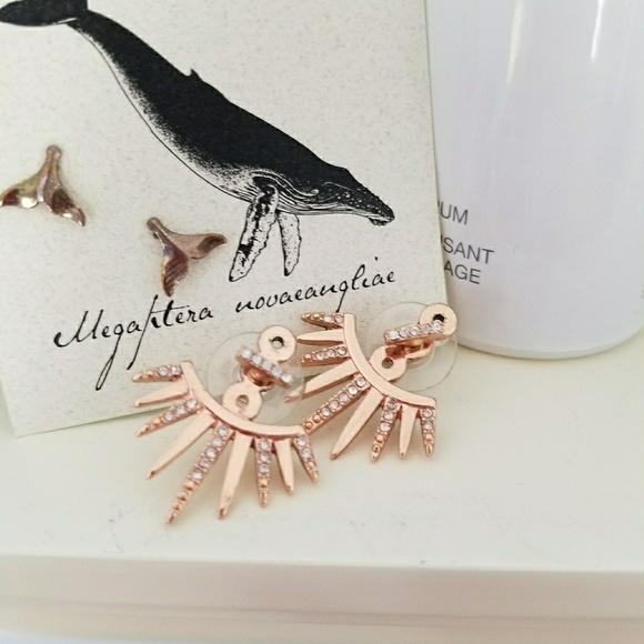 Jewelry - Baublebar Rose Gold Ear Jackets
