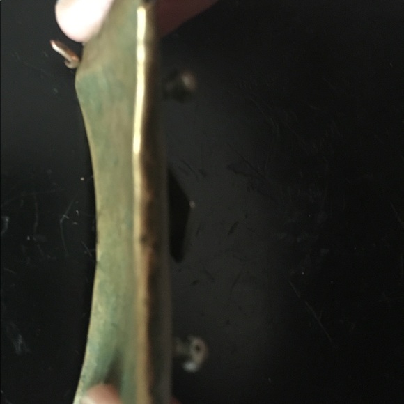 Vintage 1930s Tuareg Silver Brass Tcherot Amulet - Picture 3 of 5