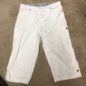 White Lees crop Capris