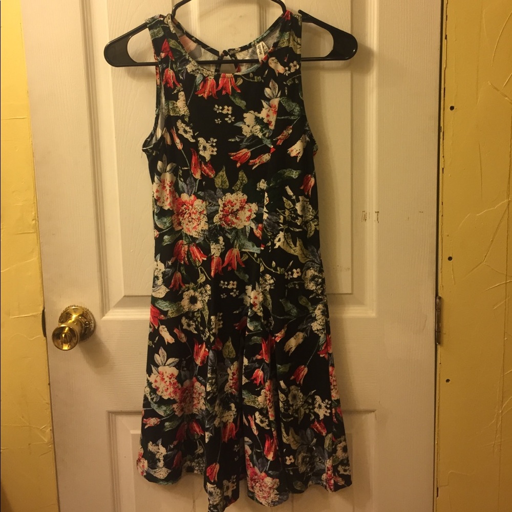 Mini floral dress