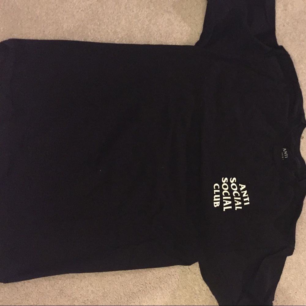 Anti social club t shirt