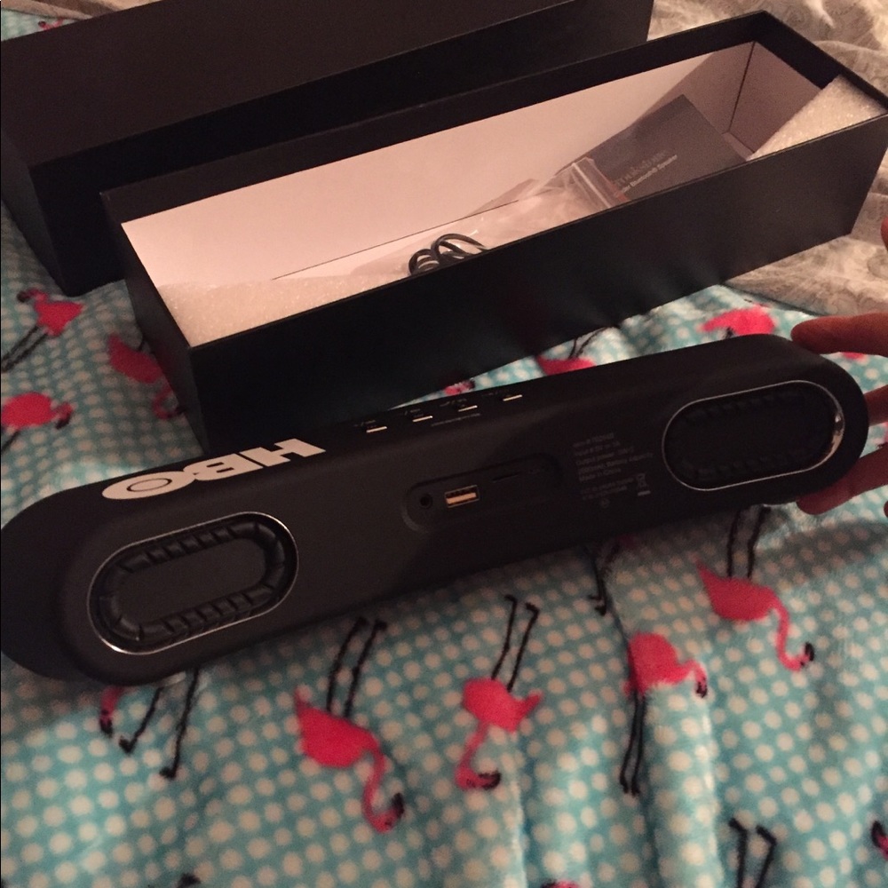 HBO Brookstone cinder Bluetooth Speaker