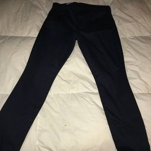True skinny high rise pants
