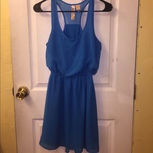 Sky blue dress