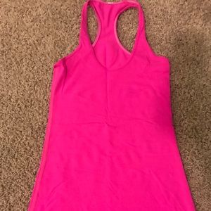Lululemon Cool Racerback II Hot Pink