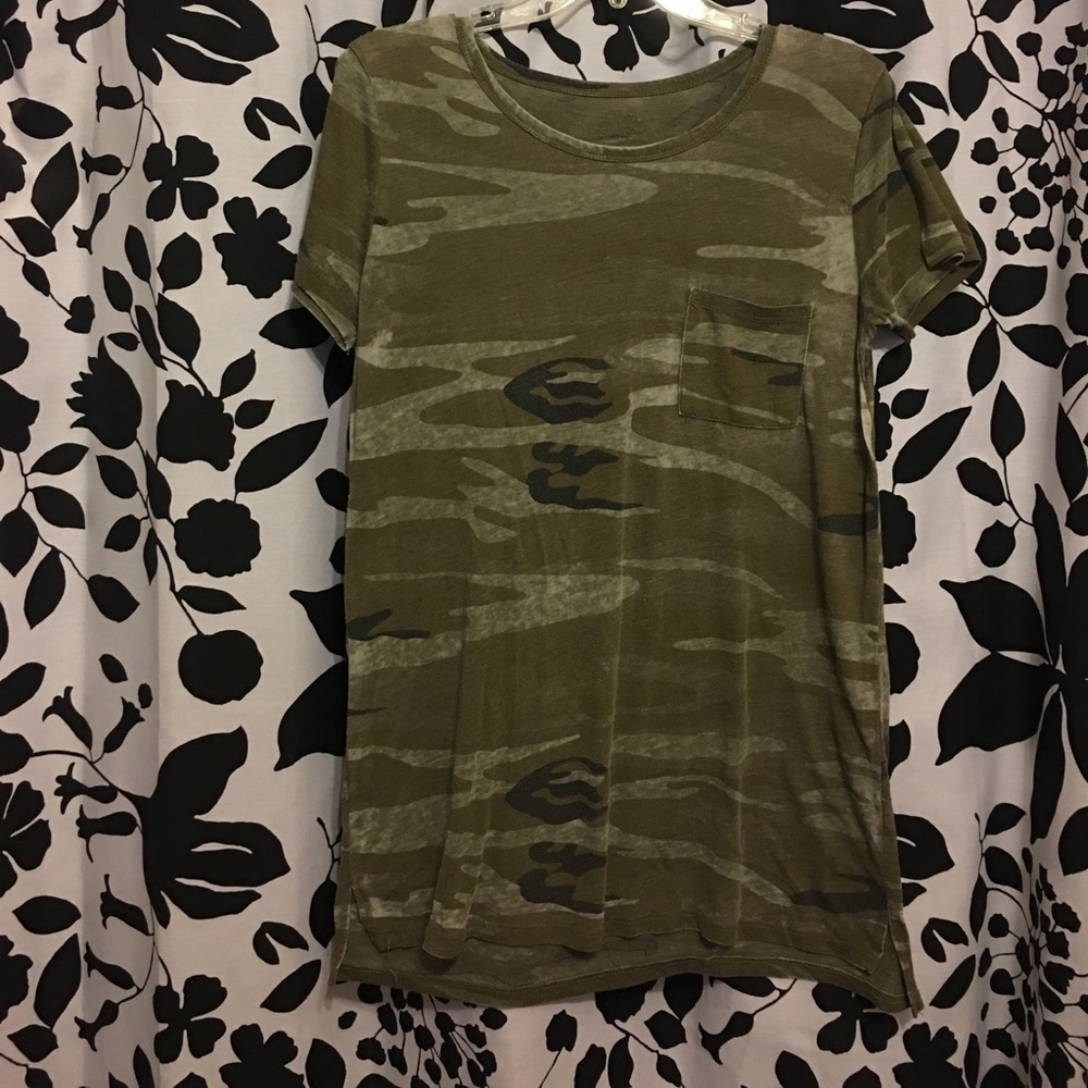 Camo Sheer T-Shirt