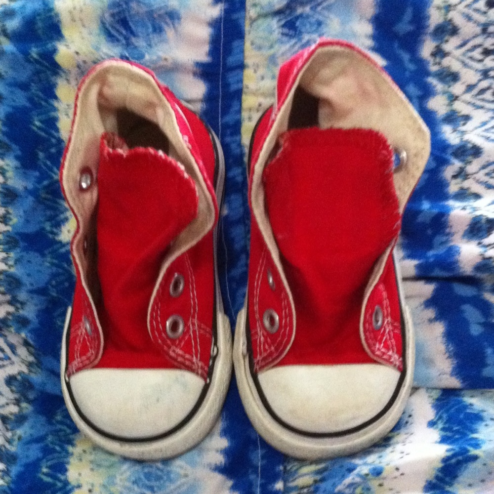 CONVERSE Red Sneakers