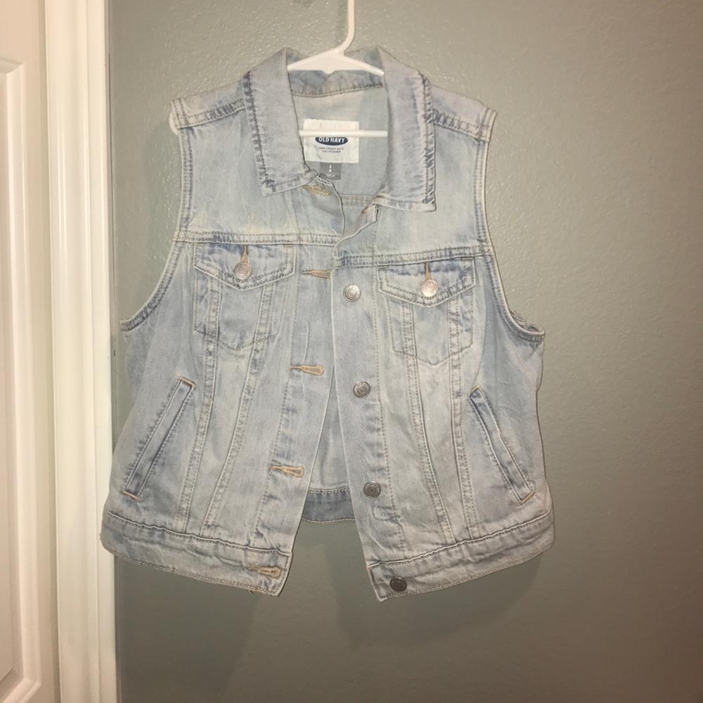 Old navy denim vest
