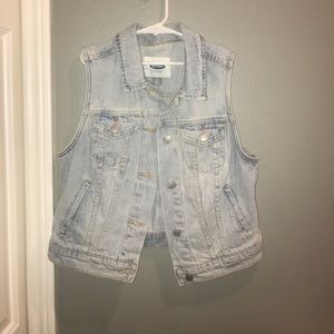 Old navy denim vest