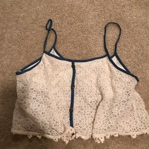 Lace crop top