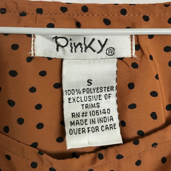 PINKY Fall Polka Dot & Zigzag Dress - Picture 3 of 3