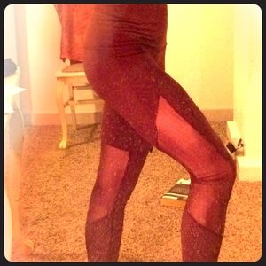 Lululemon Barre star pant 6 Bordeaux Drama