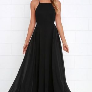 Lulu's Mythical Kind of Love - Black Maxi Dress
