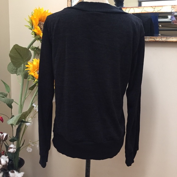 Boutique lace up BOHO softest ever sweater! - Picture 6 of 7