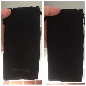 Authentic Chanel Sunglasses Drawstring Cloth Bag