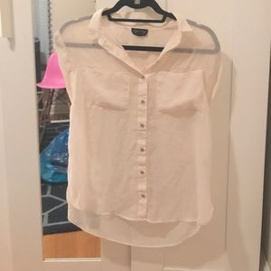Sheer top shop shirt