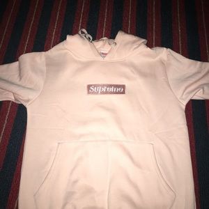 Peach Supreme Sweatshirt Size Large