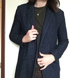 Dark Chambray Zara Trafaluc Blazer