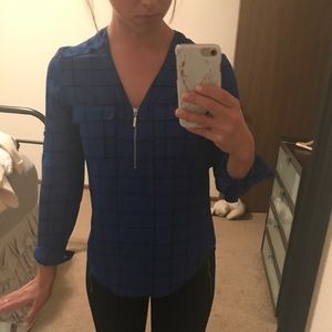 ONE HOUR SALE: Express Portofino Zip Shirt