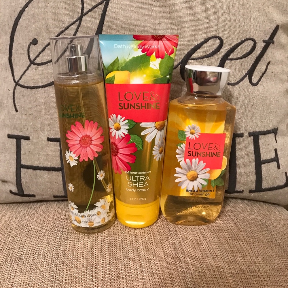 Bath & Body Works Love and Sunshine Set